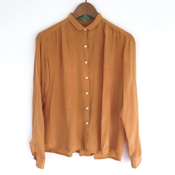 cacharel Tops - Vintage golden cacharel silk blouse